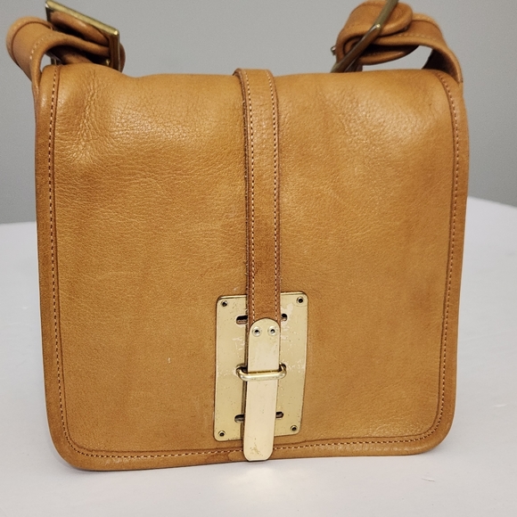 Coach Bags Rare Collectors Vintage 973 Coach Hasp Bag In Saddle